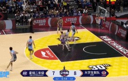 探囊取物！陈国豪空切接球顺下 面对空篮起飞单臂挂扣