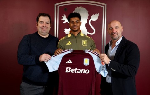 罗马诺：埃梅里和维拉对拉什福德很满意，他态度端正训练刻苦