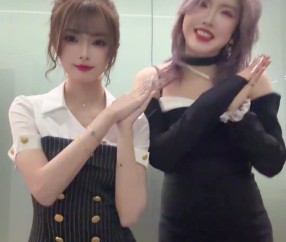 LPL主持泱泱分享与白杨合拍视频：爱出发！瓦区撸区一起发出发