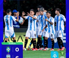 阿根廷U20主帅：很高兴大比分战胜巴西，这是历史性的一役