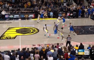 以彼之道😝！神奇3+1准绝杀雄鹿 哈利伯顿赛后“戴表”庆祝