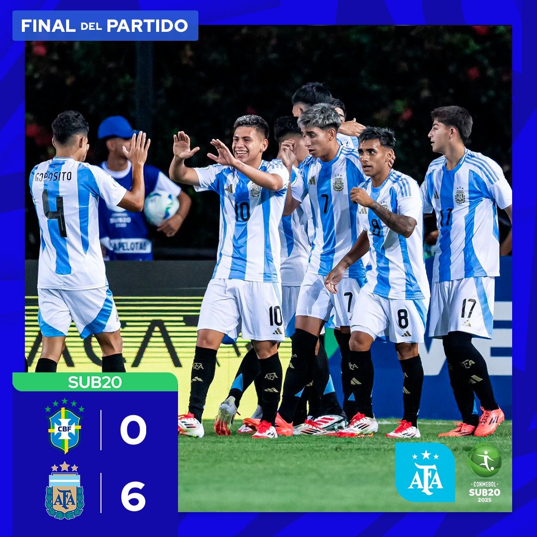 阿根廷U20主帅:很高兴大比分战胜巴西,这是历史性的一役