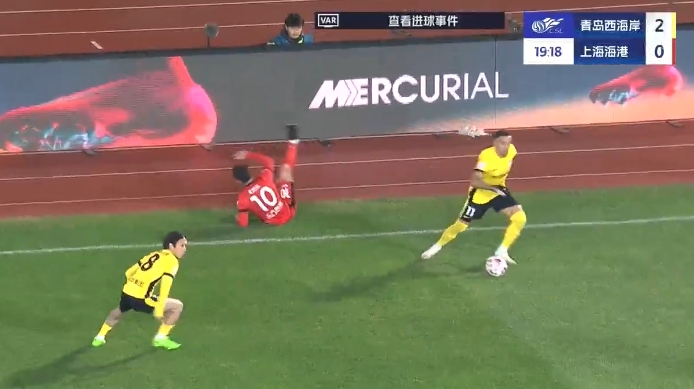 半场-海港暂1-3西海岸 颜骏凌超巨失误送礼 19岁李新翔精彩处子球