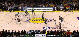 暴打小后卫💪麦丹13中11狂轰25分 4个前板抢爆湖人禁区