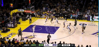 暴打小后卫💪麦丹13中11狂轰25分 4个前板抢爆湖人禁区