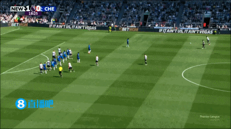 半场-纽卡1-0十人切尔西,托纳利开场112秒破门,杰克逊肘击直红